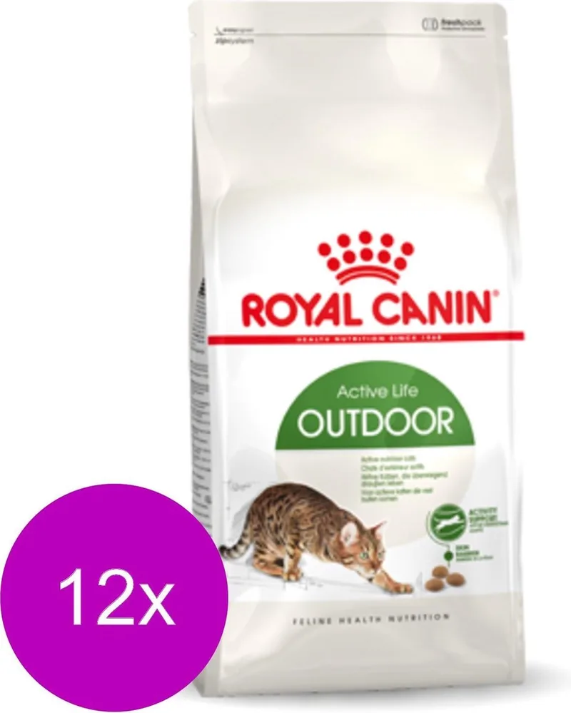 Outdoor - Kattenvoer - 12 x 400 g by Royal Canin – product photo