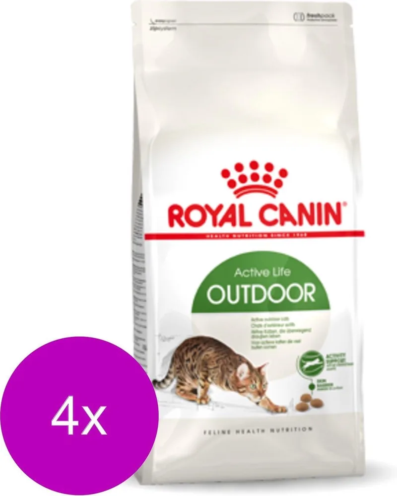 Outdoor - Kattenvoer - 4 x 4 kg von Royal Canin – Produktfoto
