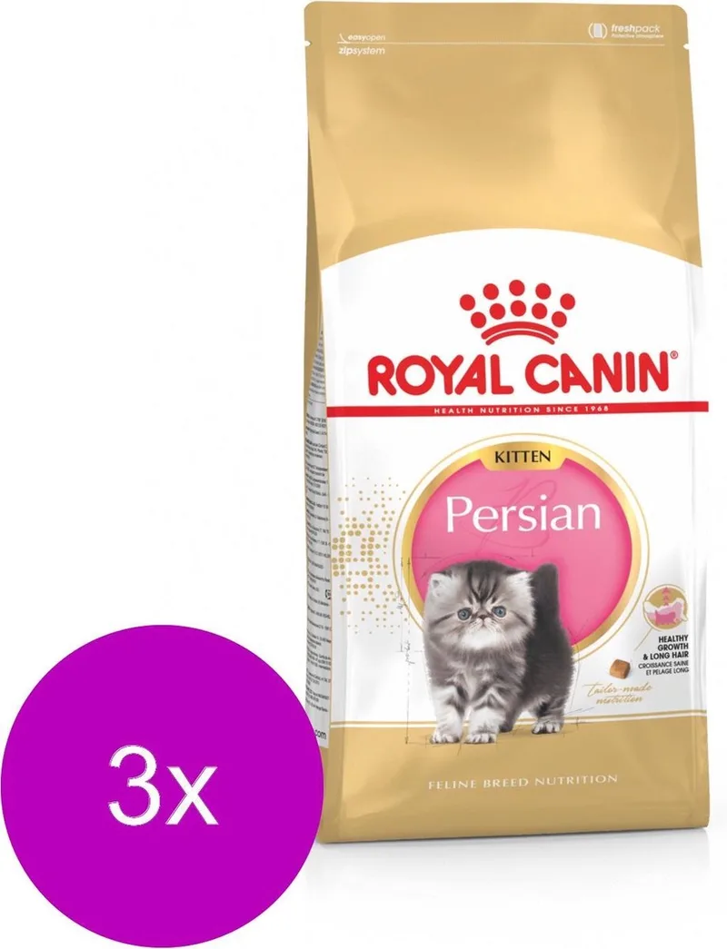 Persian Kitten - Kitten-Kattenvoer - 3 x 2 kg de Royal Canin – photo produit