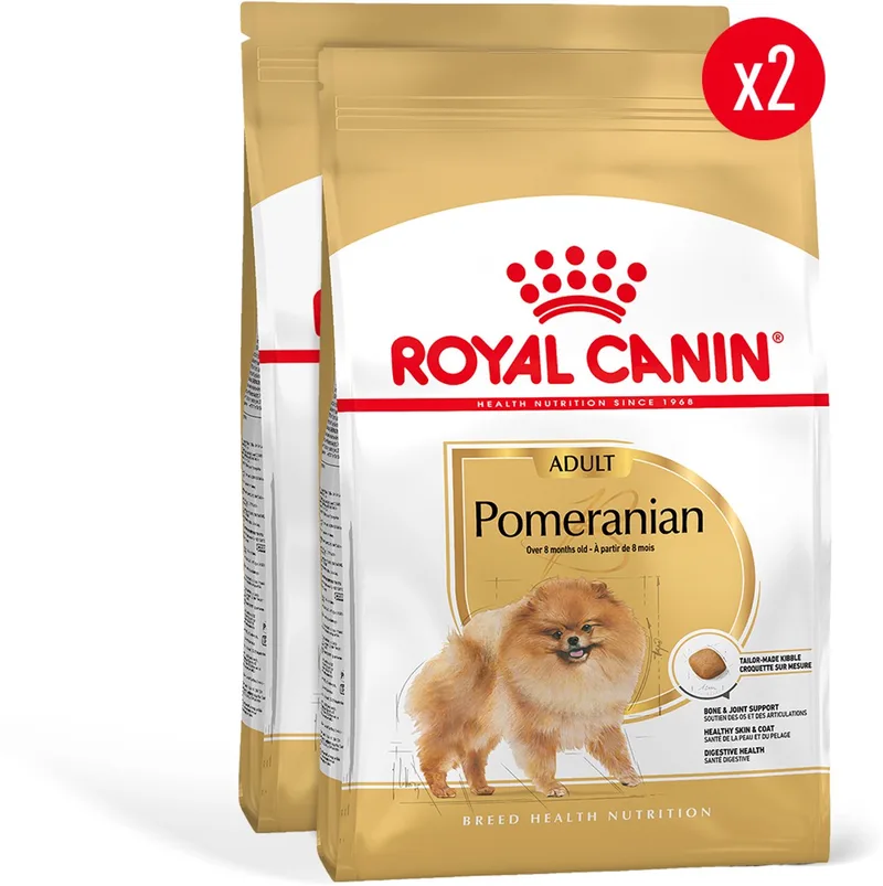Pomeranian Adult - Hondenvoer - 2 x 3 kg by Royal Canin – product photo