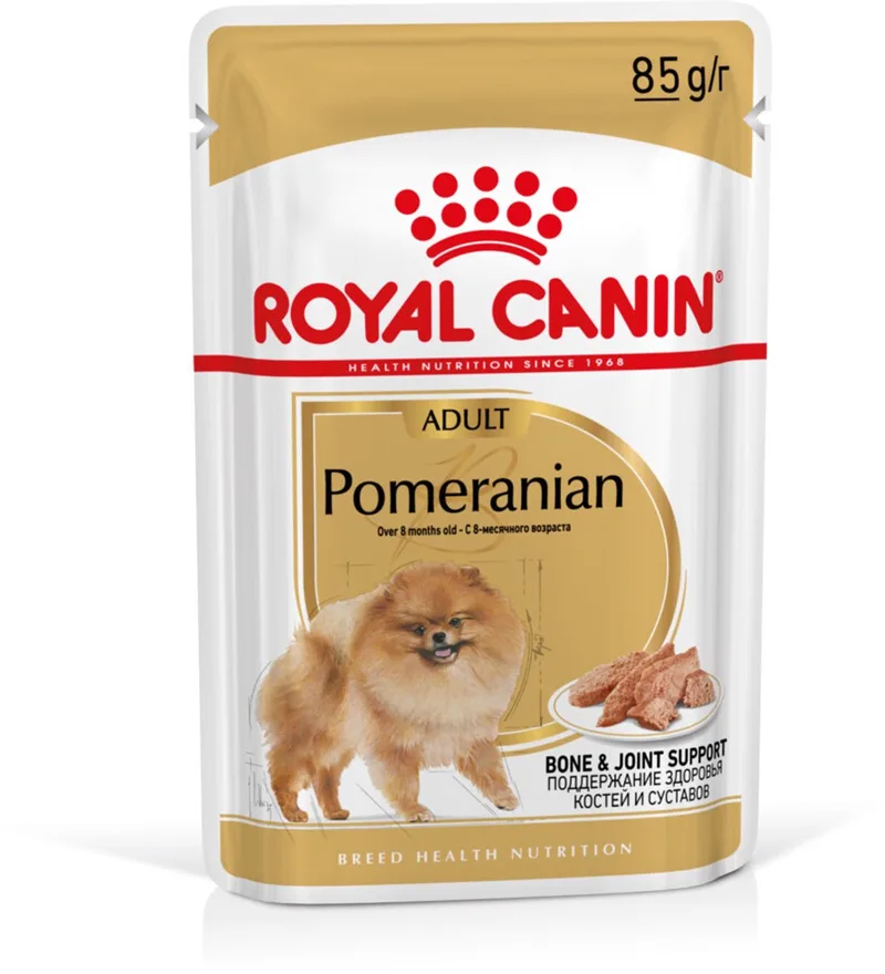Pomeranian Adult Hondenvoer Nat - 48 x 85 gr by Royal Canin – product photo