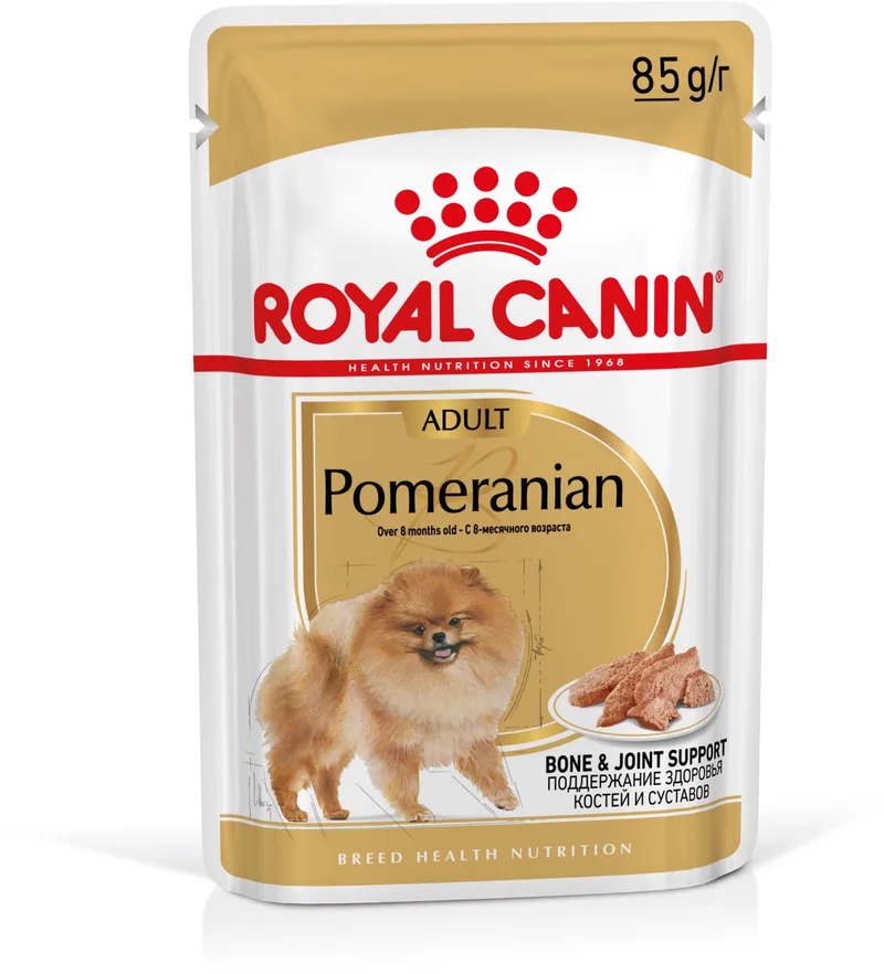 Pomeranian Adult Natvoer - 12x85 g - Hondenvoer by Royal Canin – product photo