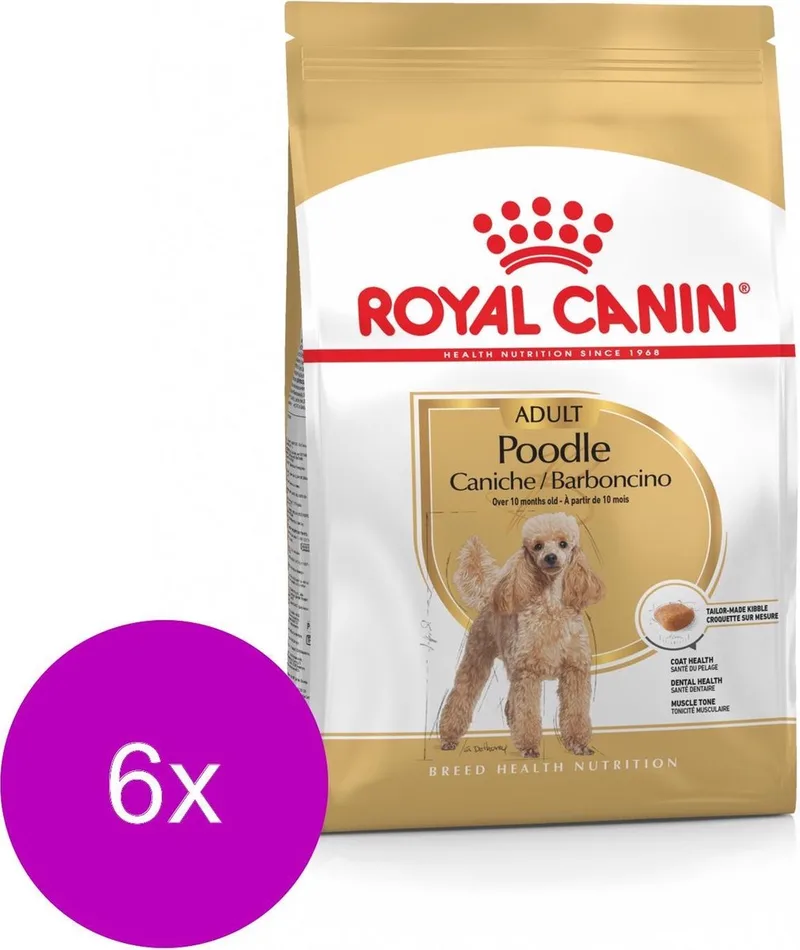 Poodle Adult - Hondenvoer - 6 x 1.5 kg von Royal Canin – Produktfoto