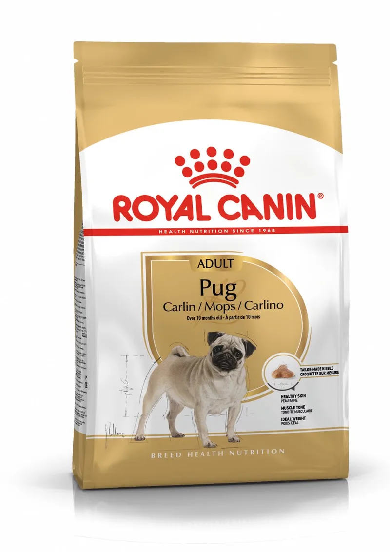 Pug (Mopshond) Adult - 3 kg - Hondenvoer de Royal Canin – photo produit