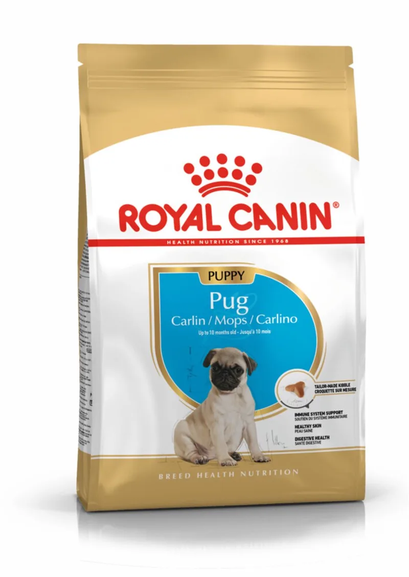 Pug Puppy - Hondenvoer - 1,5 kg - Mopshond puppy's by Royal Canin – product photo