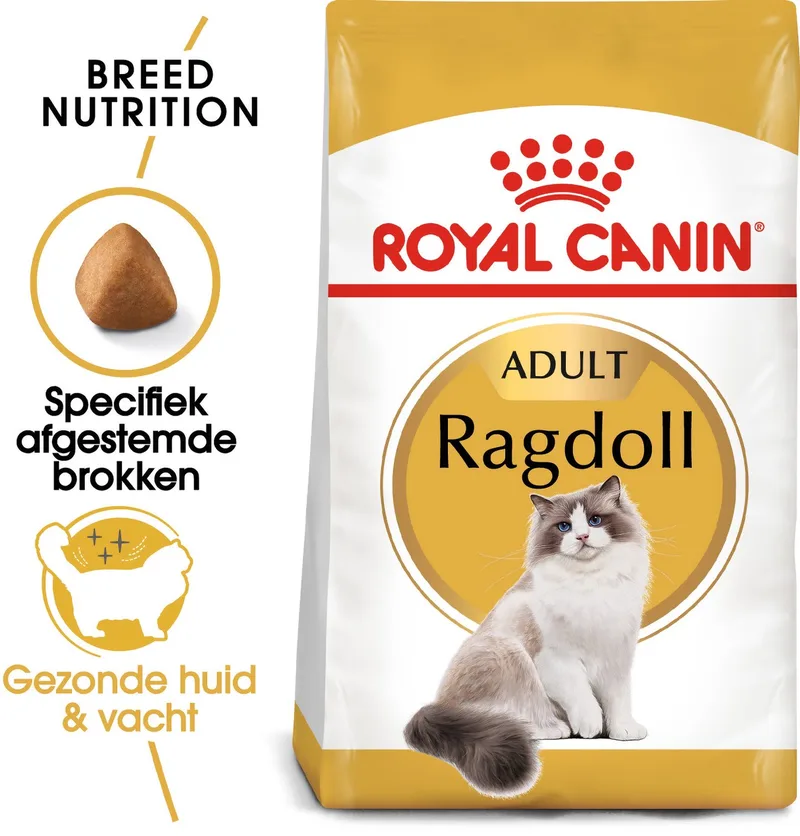 Ragdoll Adult - Kattenvoer - 2 x 10kg - Brokken de Royal Canin – photo produit