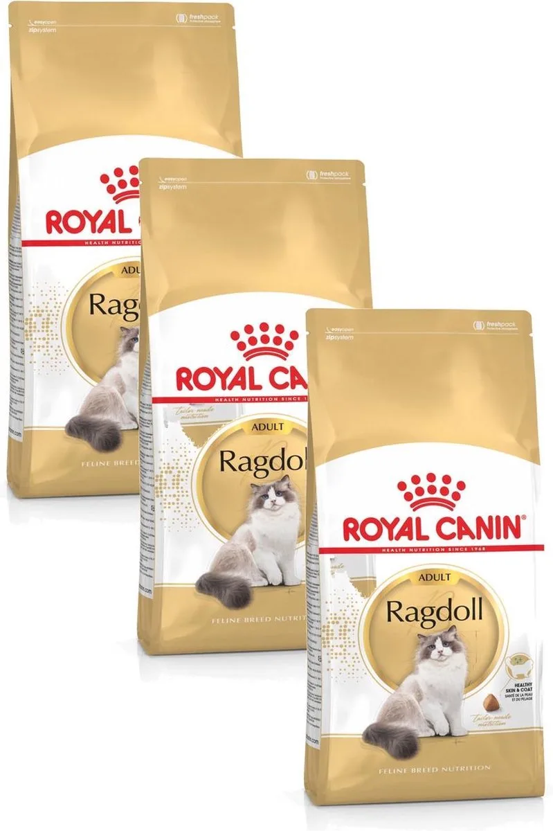 Ragdoll Adult - Kattenvoer - 3 x 2 kg by Royal Canin – product photo