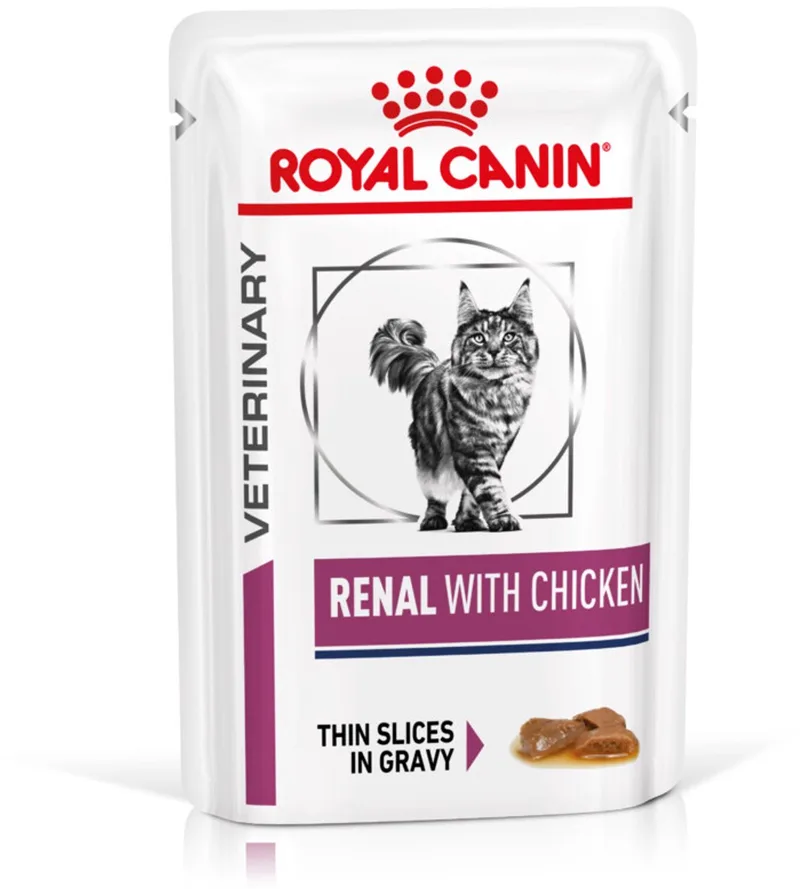 Renal Chicken Wet - Kattenvoer - 4 x 12x85 g by Royal Canin – product photo