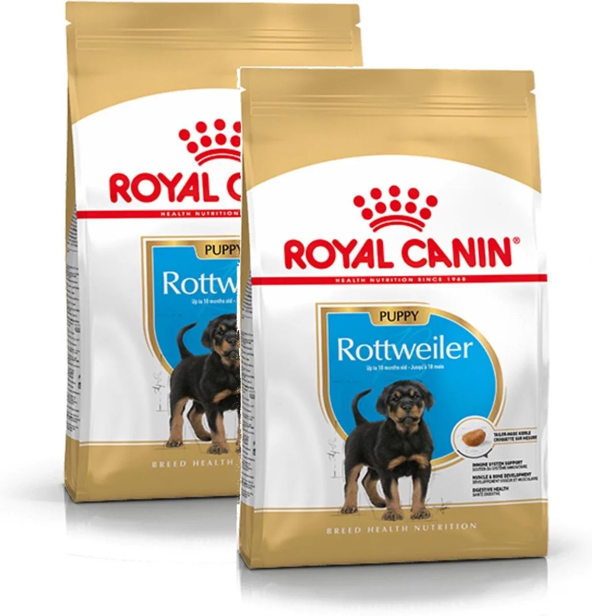 Rottweiler - Puppy-Hondenvoer - 2 x 12 kg från Royal Canin – produktbild