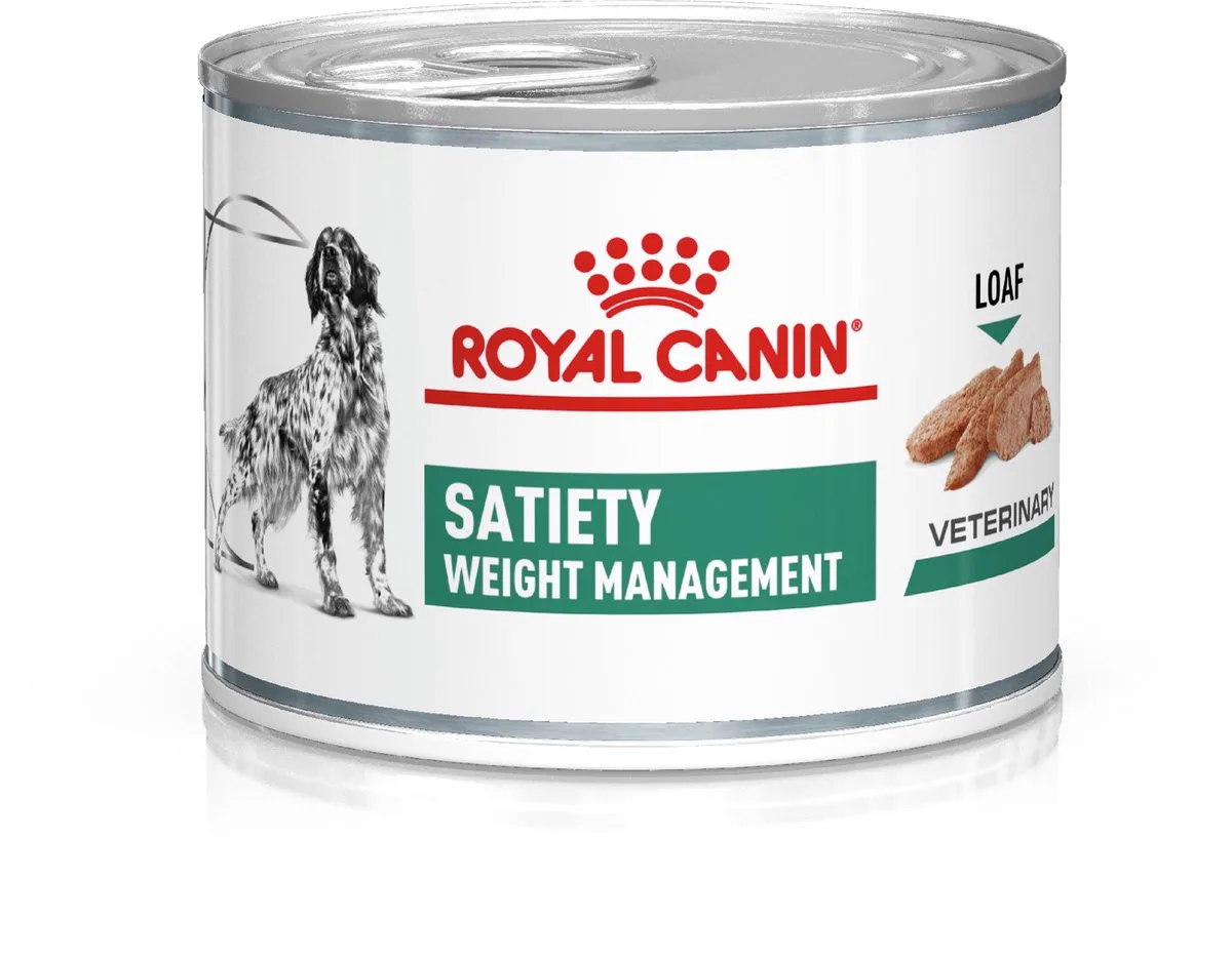 Satiety Hond - 12 x 195 g- blik by Royal Canin – product photo