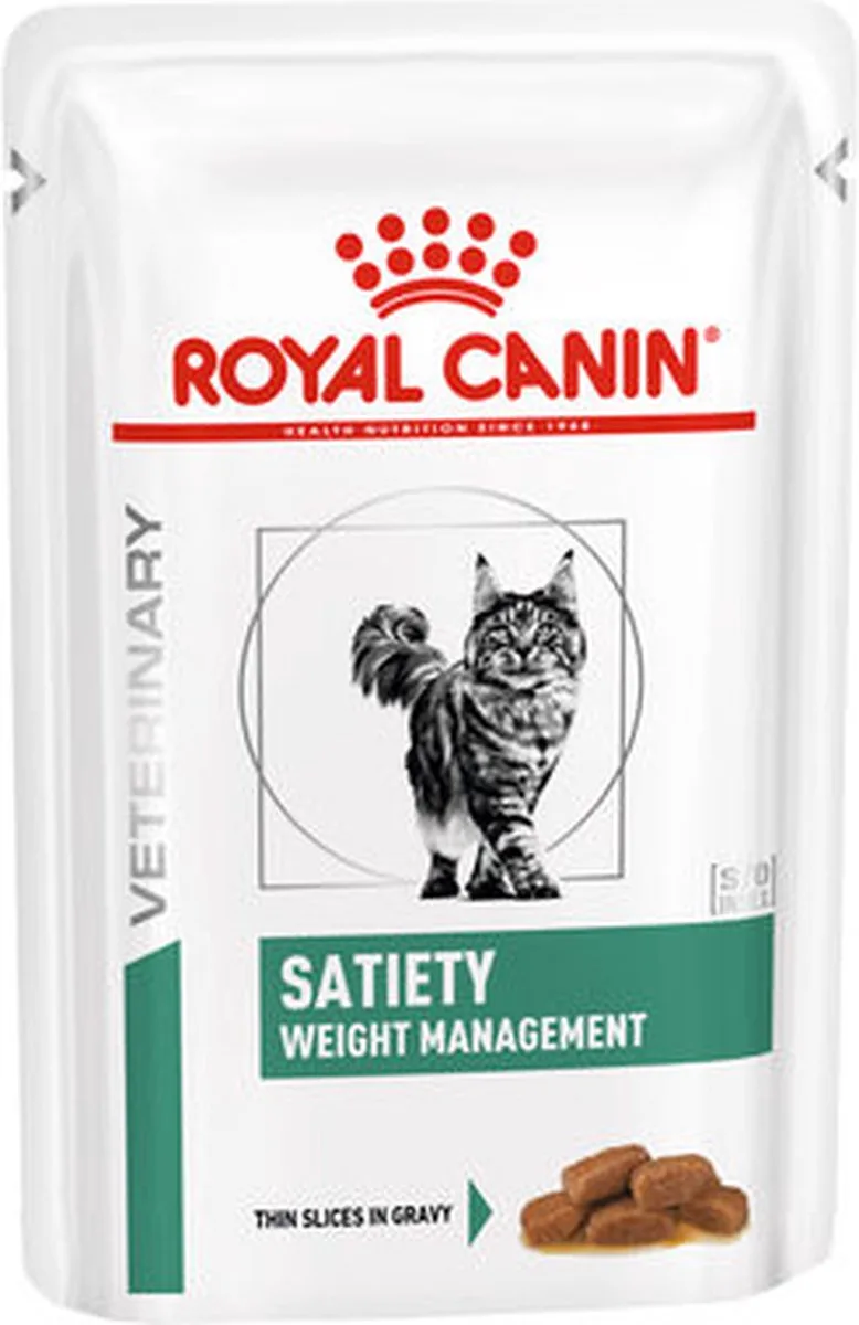 Satiety Weight Management - Katten droogvoer - 48 x 85 g fra Royal Canin – produktbillede