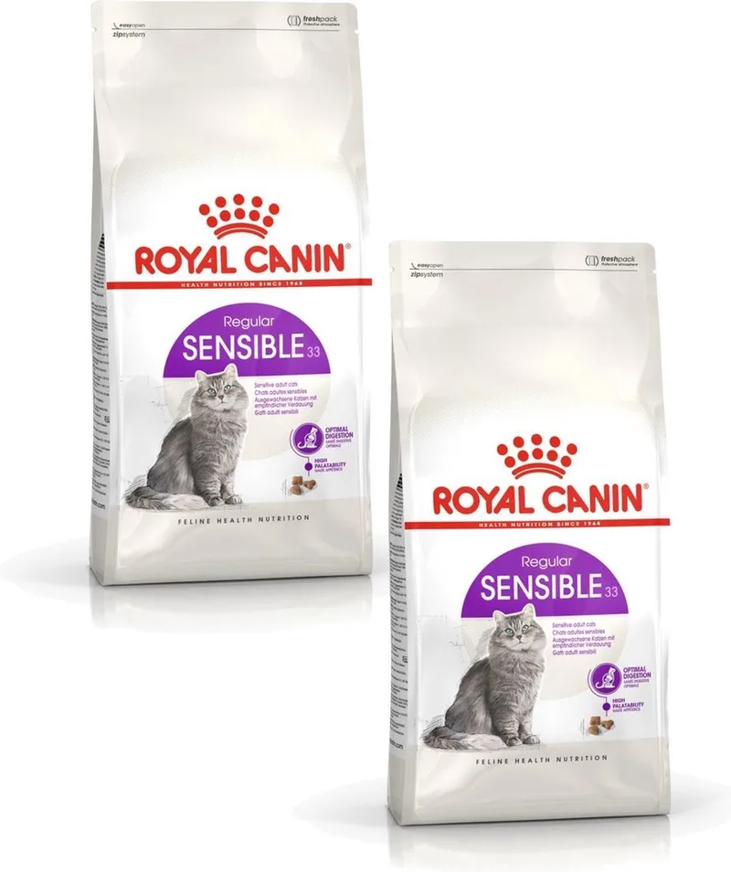 Sensible 33 - Kattenvoer - 2 x 10kg - Ondersteuning spijsvertering by Royal Canin – product photo