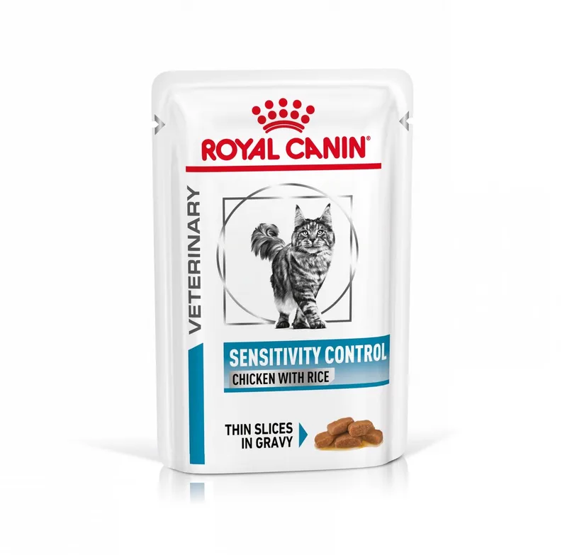 Sensitivity Control - Kip Rijst 12x85 g - Kattenvoer de Royal Canin – photo produit