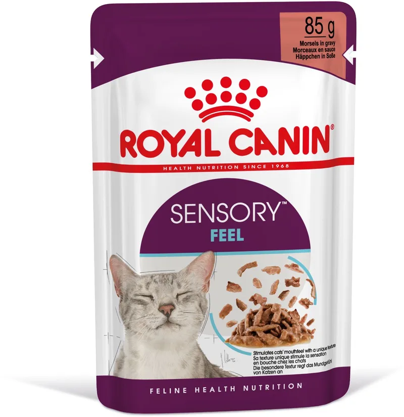 Sensory Feel 12x85 g - In Gravy - Kattenvoer de Royal Canin – photo produit