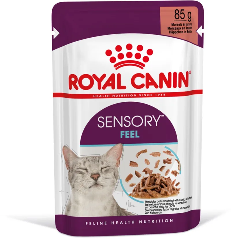 Sensory Feel Gravy Kattenvoer Nat - 48 x 85 gr de Royal Canin – photo produit