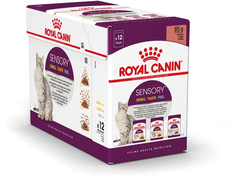Sensory - Multipack in Saus - Kattenvoer - 12x85g - Natvoeding von Royal Canin – Produktfoto
