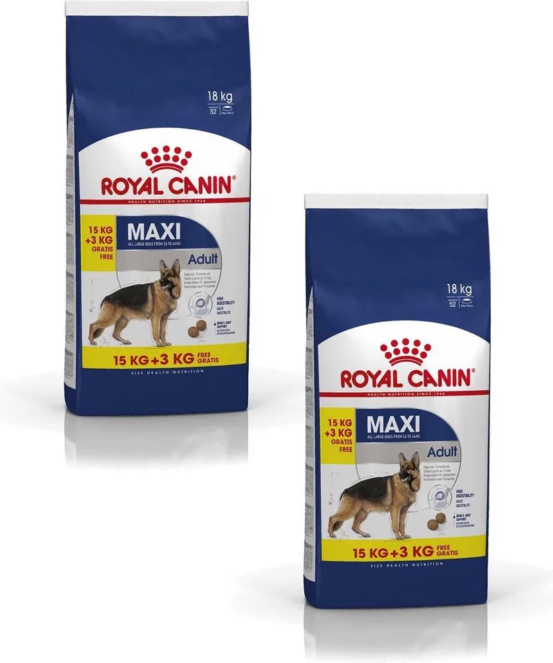 Shn Maxi Adult - Hondenvoer - 2 x 18 kg by Royal Canin – product photo