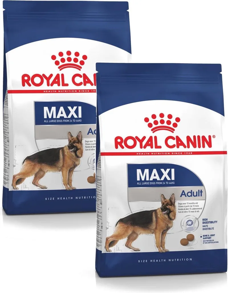 Shn Maxi Adult - Hondenvoer - 2 x 4 kg de Royal Canin – photo produit