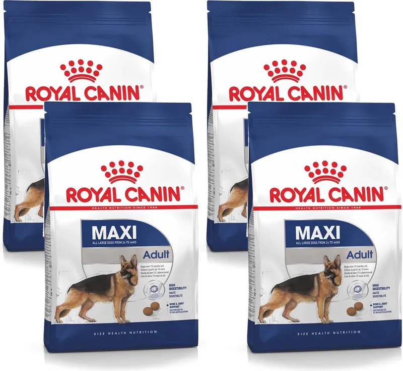 Shn Maxi Adult - Hondenvoer - 4 x 4 kg von Royal Canin – Produktfoto