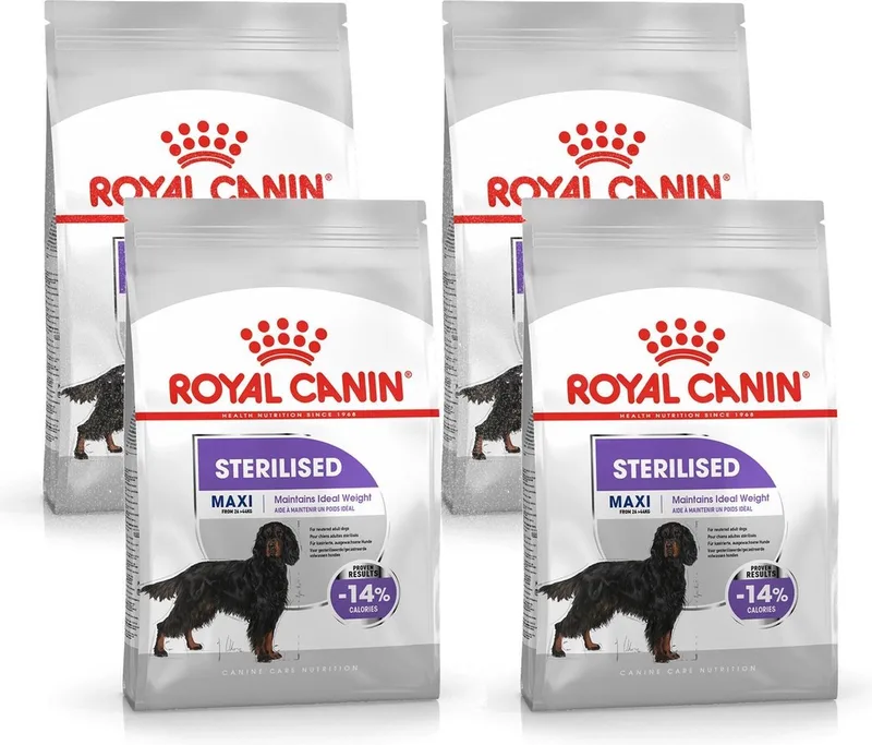 Shn Maxi Sterilised - Hondenvoer - 4 x 3 kg by Royal Canin – product photo