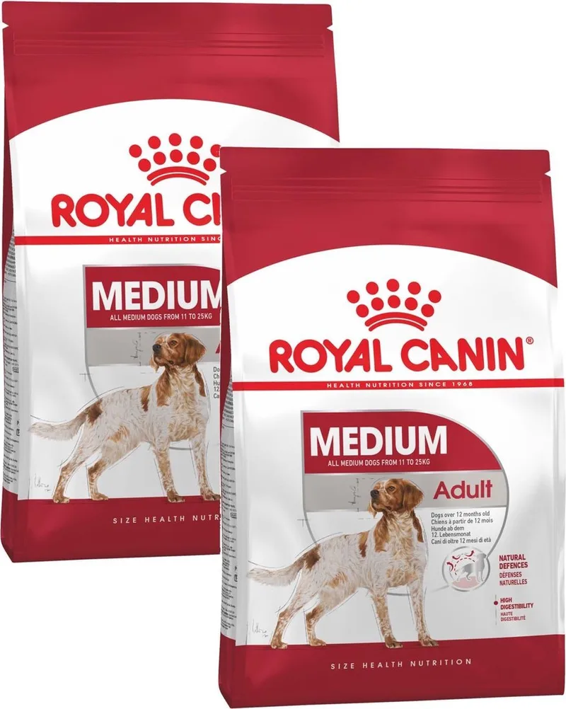 Shn Medium Adult - Hondenvoer - 2 x 15 kg by Royal Canin – product photo