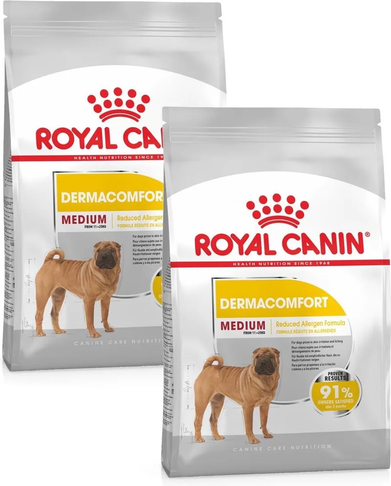 Shn Medium Dermacomfort - Hondenvoer - 2 x 3 kg de Royal Canin – photo produit