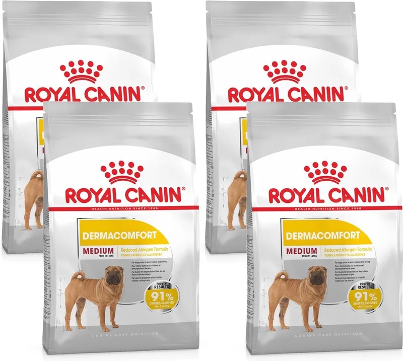 Shn Medium Dermacomfort - Hondenvoer - 4 x 3 kg by Royal Canin – product photo