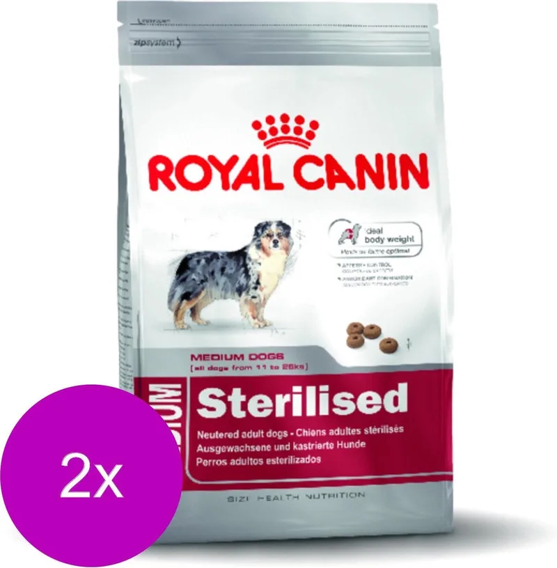 Shn Medium Sterilised - Hondenvoer - 2 x 12 kg by Royal Canin – product photo