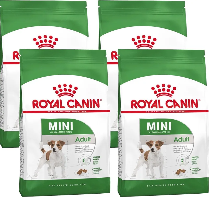 Shn Mini Adult - Hondenvoer - 4 x 4 kg by Royal Canin – product photo