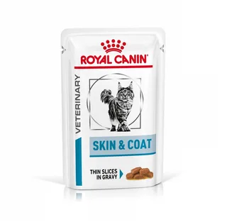 Skin & Coat Wet - 12x85 g - Kattenvoer de Royal Canin – photo produit 1 sur 3