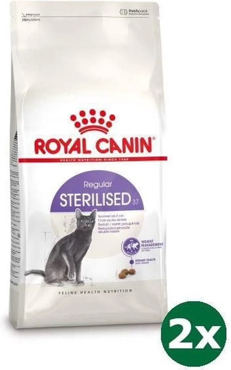 Sterilised 37 - Kattenvoer - 2 x 1kg by Royal Canin – product photo