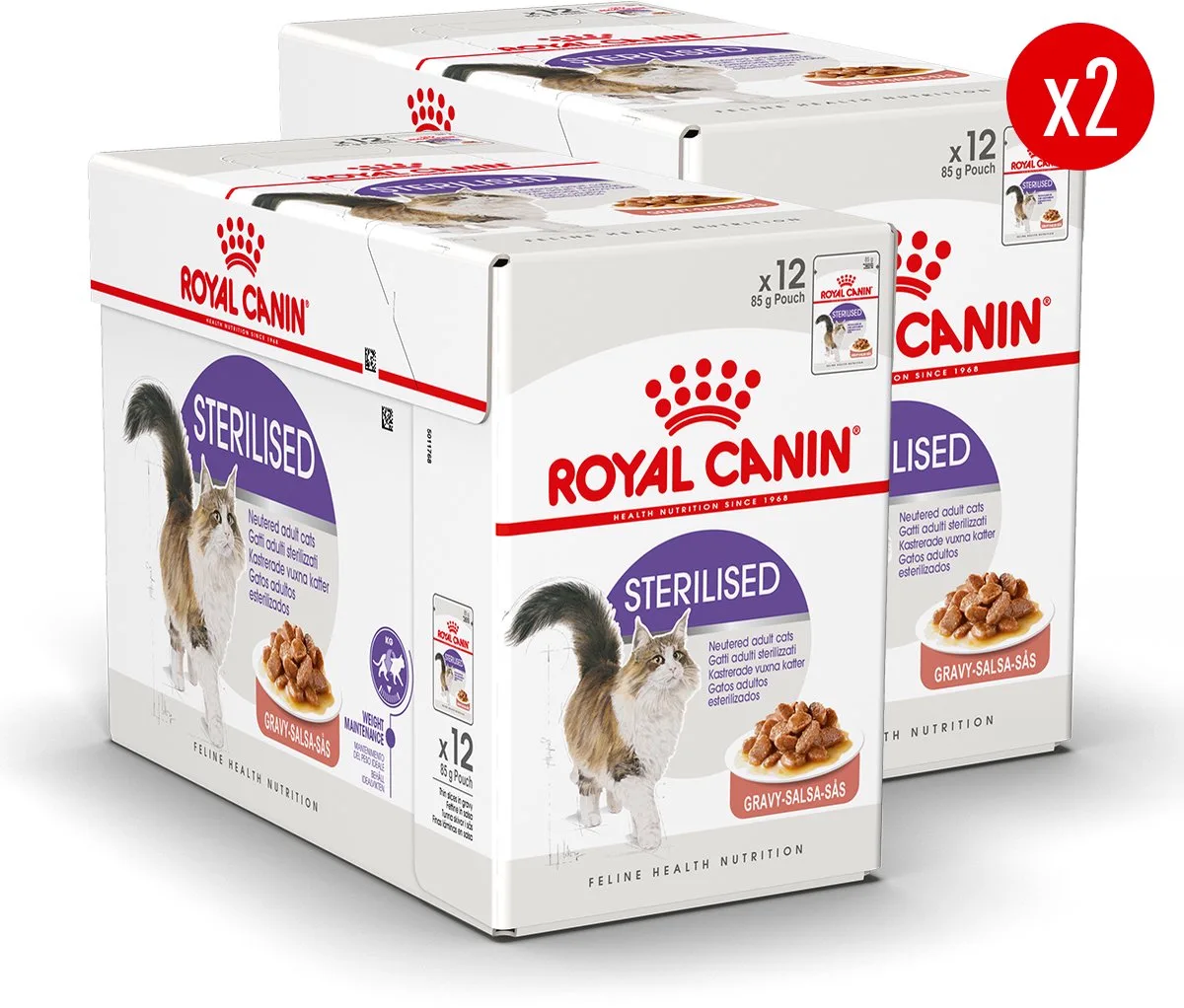 Sterilised in Gravy - 24 x 85 g van Royal Canin – productfoto