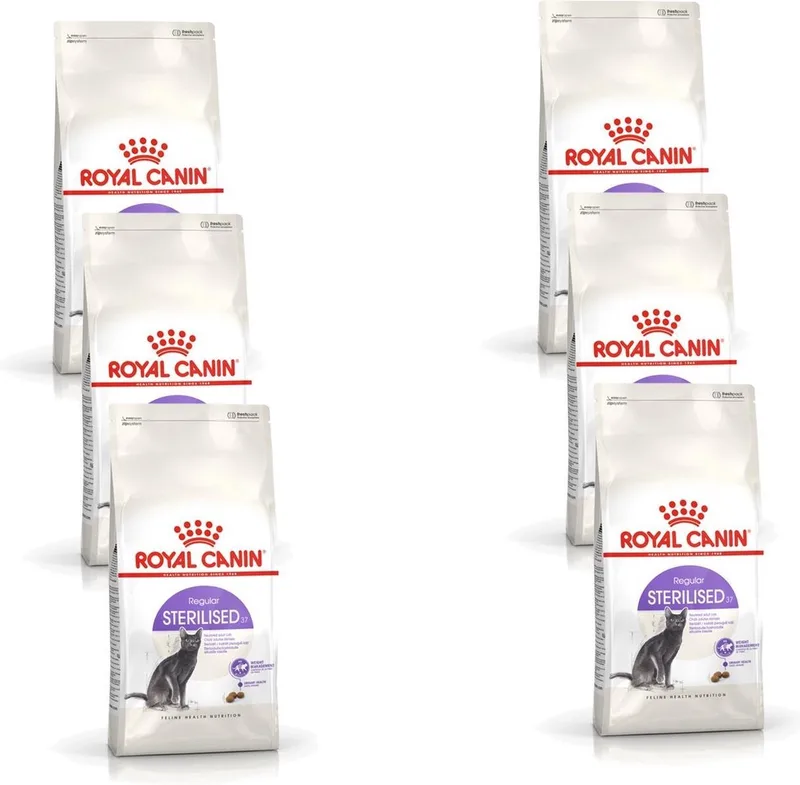 Sterilised - Kattenvoer Brokjes - 6 x 400 g by Royal Canin – product photo