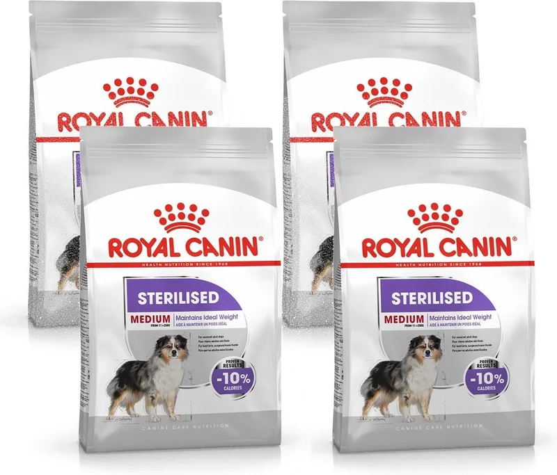 Sterilised Medium - Hondenvoer - 4 x 3 kg by Royal Canin – product photo