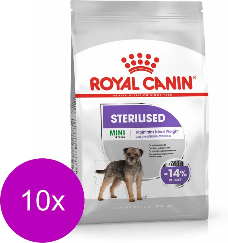 Sterilised Mini - Hondenvoer - 10 x 1 kg von Royal Canin – Produktfoto