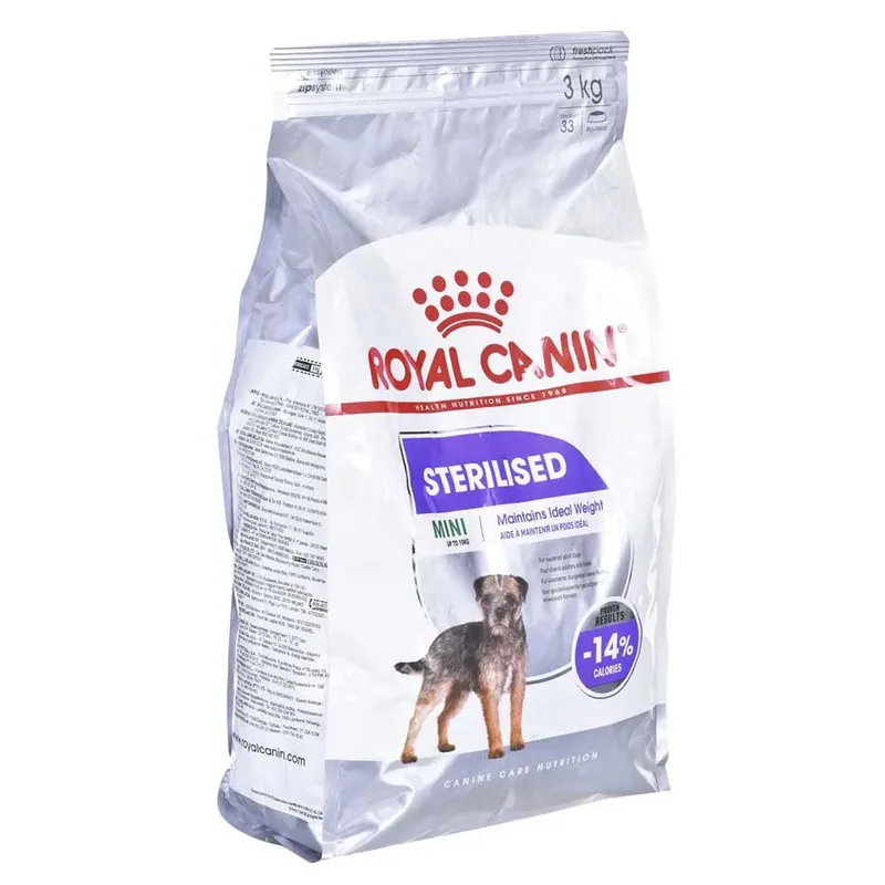 Sterilised Mini - Hondenvoer - 3kg de Royal Canin – photo produit 2 sur 2