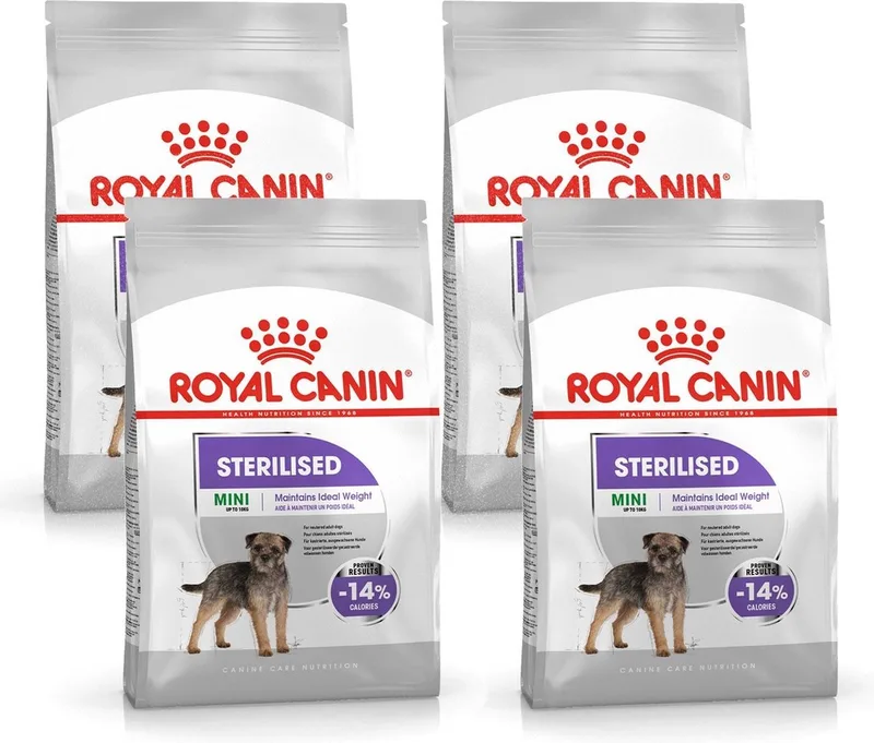 Sterilised Mini - Hondenvoer - 4 x 1 kg fra Royal Canin – produktbillede