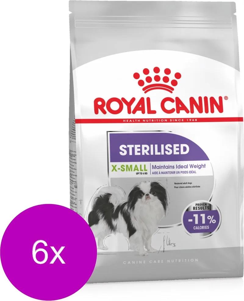Sterilised X-Small - Hondenvoer - 6 x 1.5 kg by Royal Canin – product photo