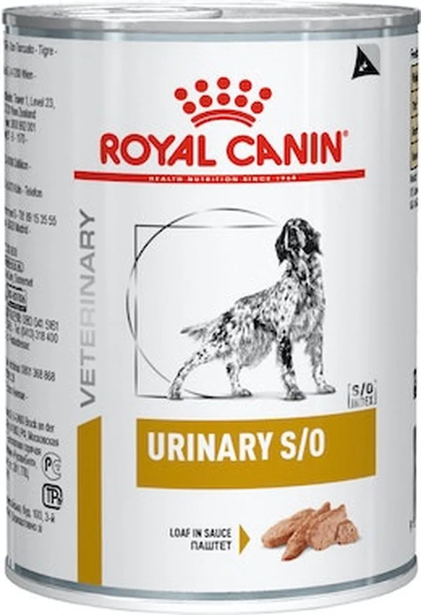 Urinary S/O Hond - 2 x 12 x 410 g blikken (24 blikken) by Royal Canin – product photo