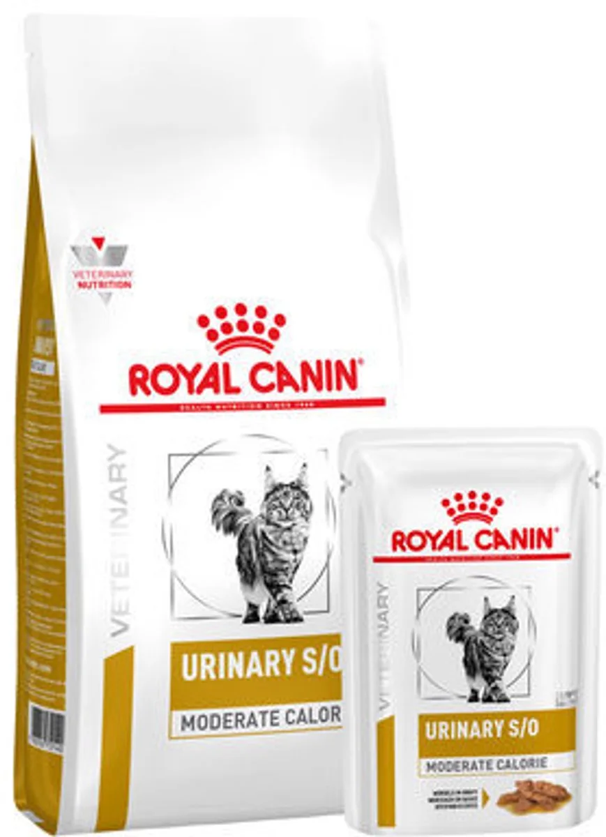 Urinary S/O Moderate Calorie kat Combi - 3,5 kg + 12 x 85 g van Royal Canin – productfoto