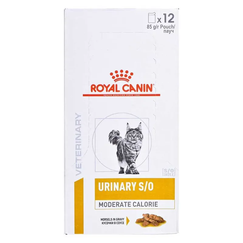 Urinary S/O Moderate Calorie Morsels Gravy Wet - Kattenvoer - 12x85 g by Royal Canin – product photo 3 of 5