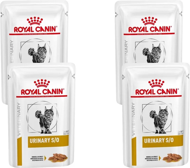 Urinary S/O Morsels Gravy Wet - Kattenvoer - 4 x 12x85 g by Royal Canin – product photo