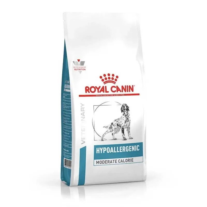 Vet Canine Hypoallergenic Moderate Calorie 7kg Hondenvoer fra Royal Canin – produktbillede