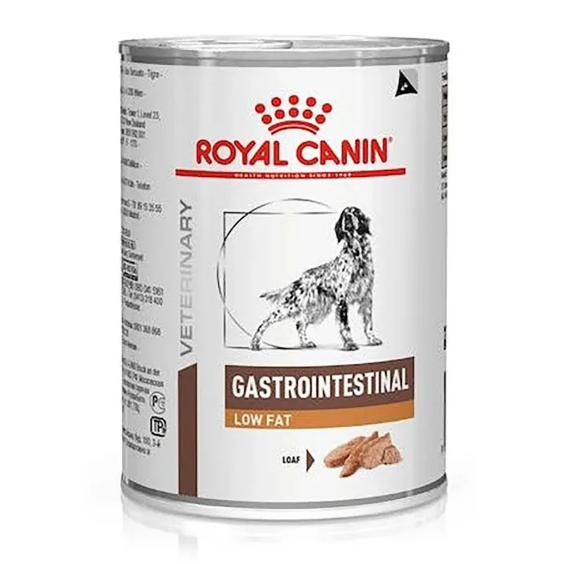 Veterinaire Dieetvoeding Voor Honden Gastrointestinal Low Fat Natvoer 410 G de Royal Canin – photo produit