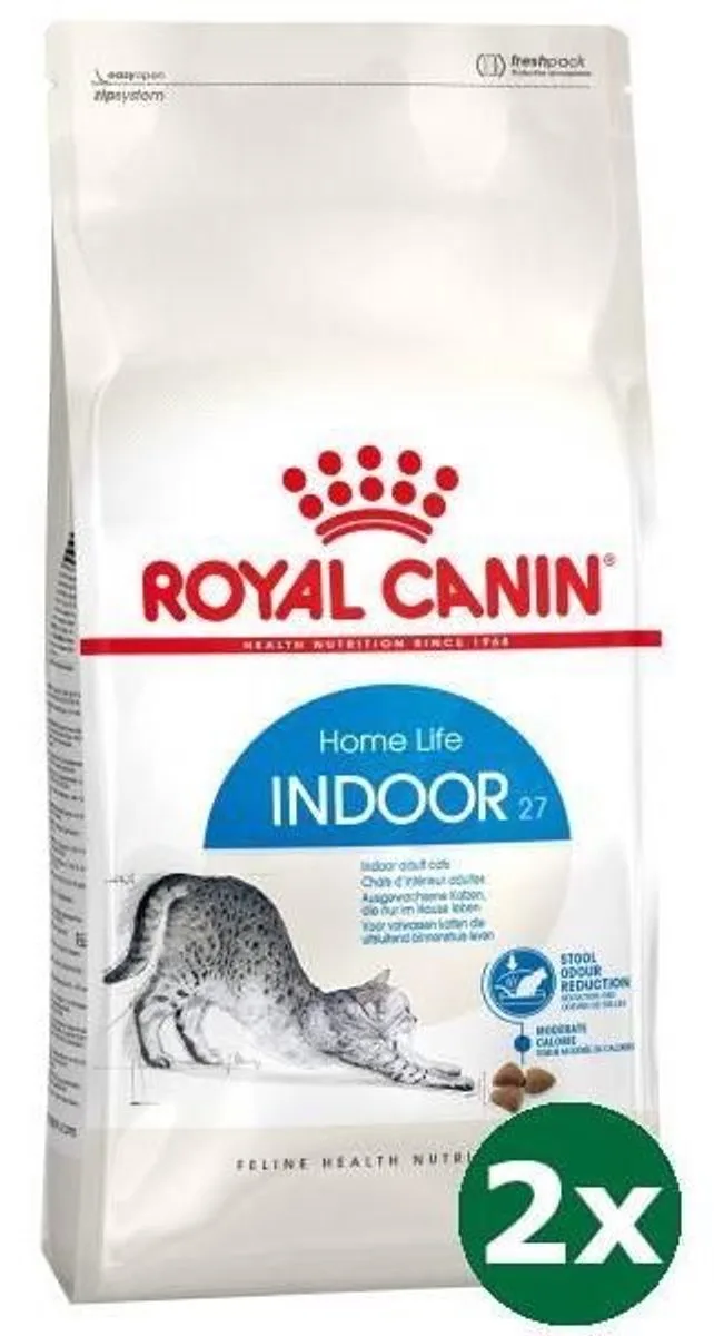 Voordeelpakket: Royal Canin Indoor Kattenvoer - 2x 400 gr by Royal Canin – product photo