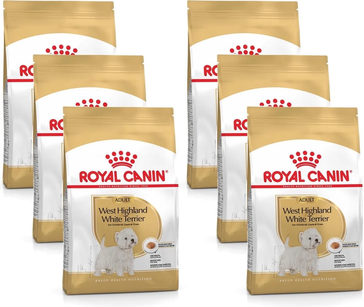 West Highland White Terrier Adult - Hondenvoer - 6 x 1.5 kg de Royal Canin – photo produit