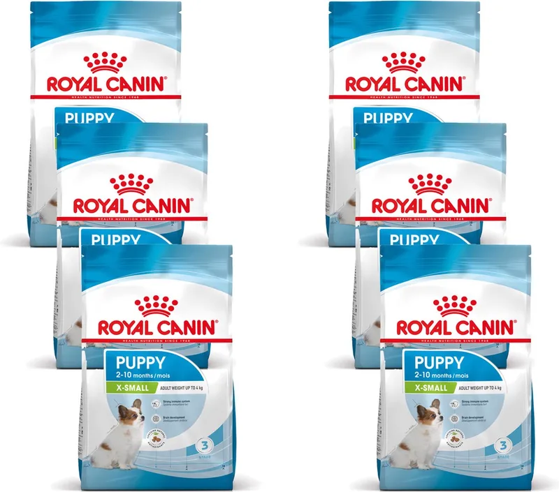 X-Small - Puppy-Hondenvoer - 6 x 1.5 kg fra Royal Canin – produktbillede