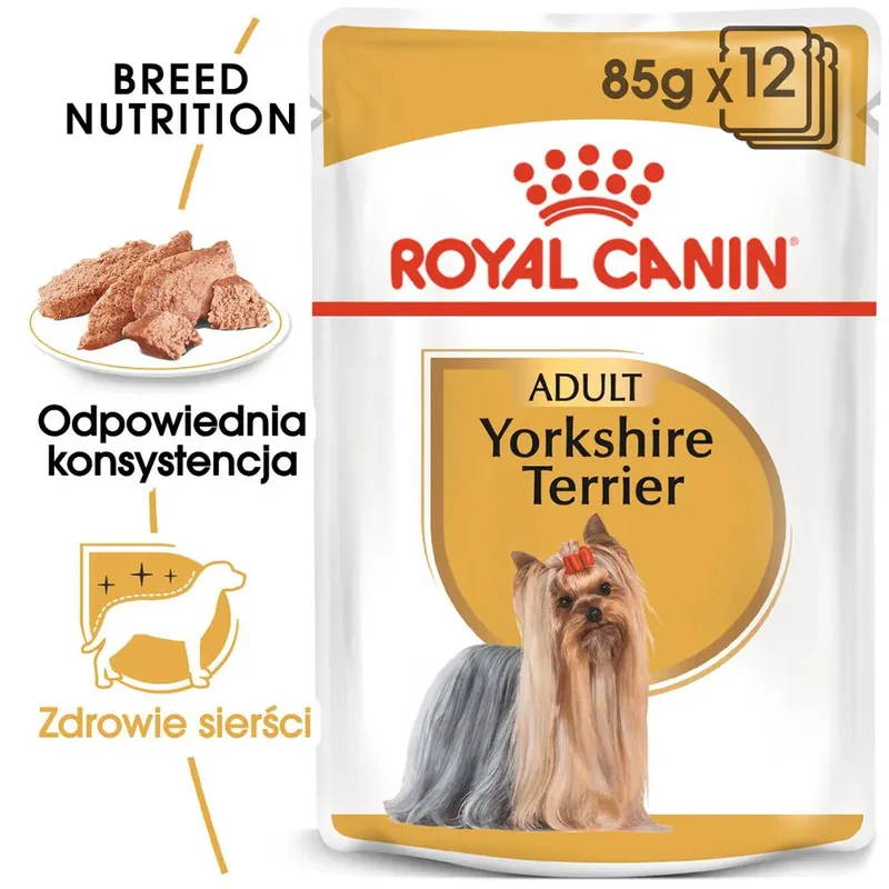 Yorkshire Terrier Adult Natvoer - 12x85 g - Hondenvoer by Royal Canin – product photo 2 of 5