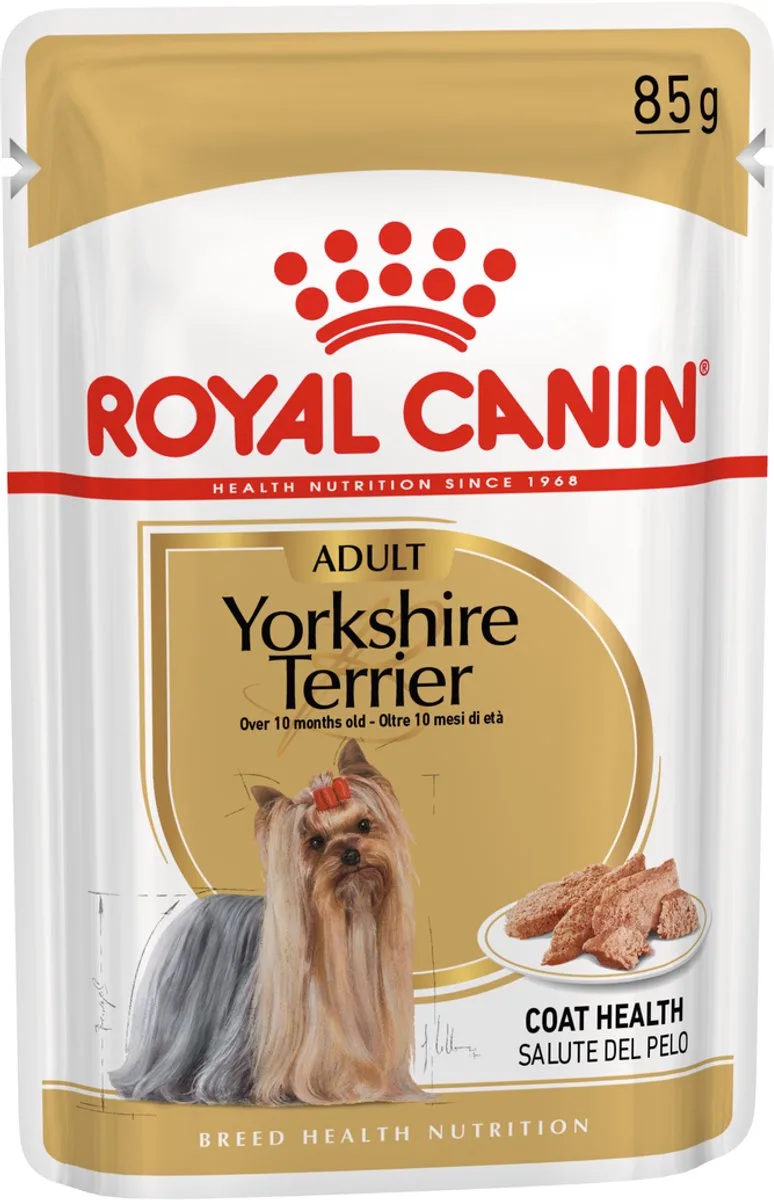 Yorkshire Terrier Adult Natvoer - 12x85 g - Hondenvoer by Royal Canin – product photo 1 of 5