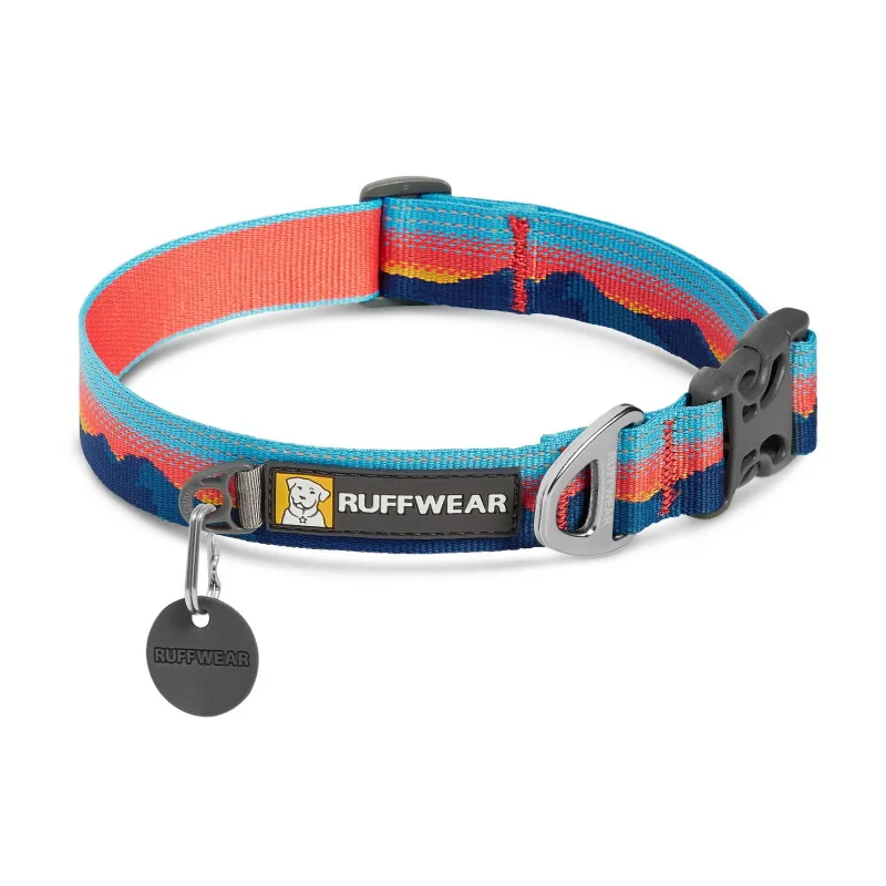 Crag™ Halsband blau/ türkis/ rosa L van Ruffwear in Blauw, Turquoise, Roze, Regular – productfoto